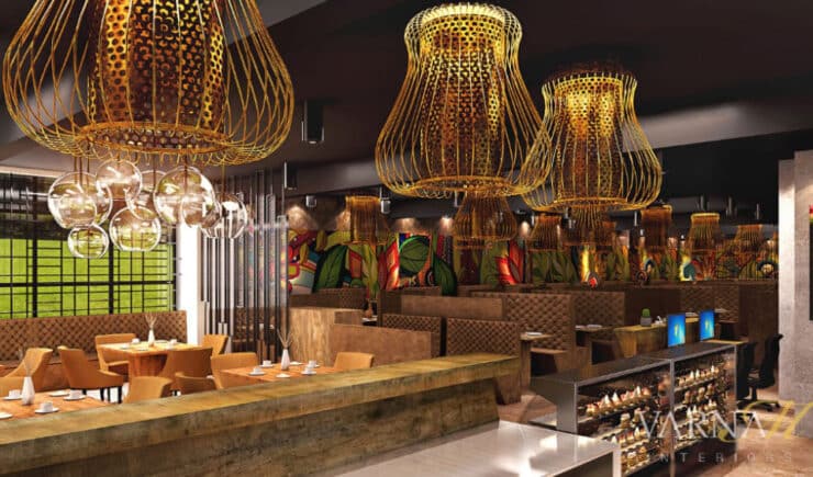 Aesthetic Cafe embellished with modern interiors