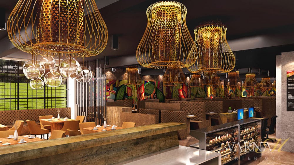 Aesthetic Cafe embellished with modern interiors