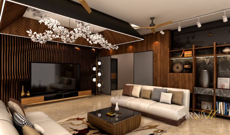 Sophisticated Neoclassical Villa With Modern Interiors