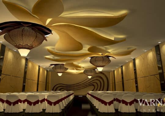 Mystical wave & Herbaceous Themed Wedding Hall