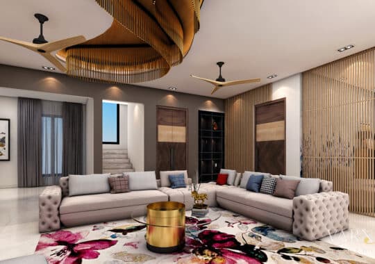 Luxury linear villa